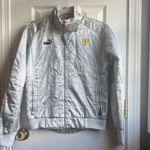 Puma Men's Silver Puffer Jacket